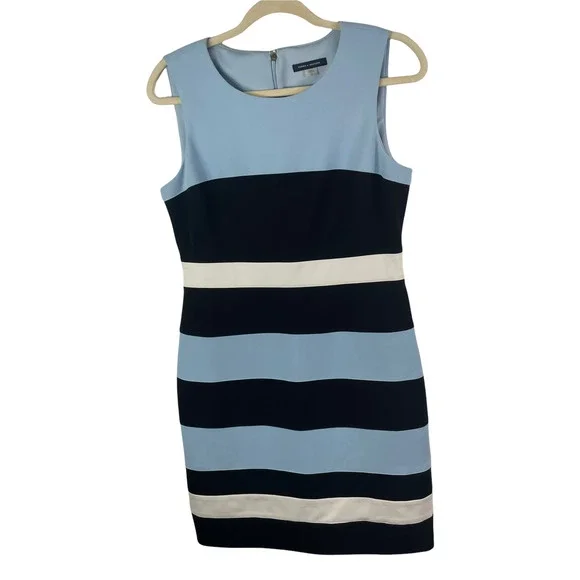 v neck midi dress for women Rihoas V Neck Button Cap Sleeve Midi Dress for Women, Navy / L